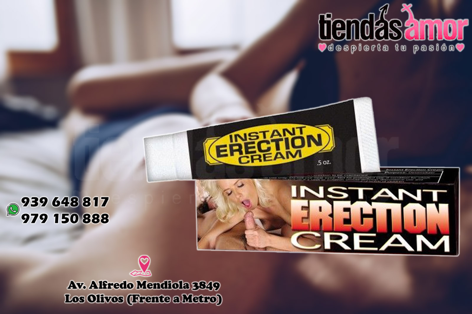 INSTANT ERECTION CREAM CREMA RETARDANTE